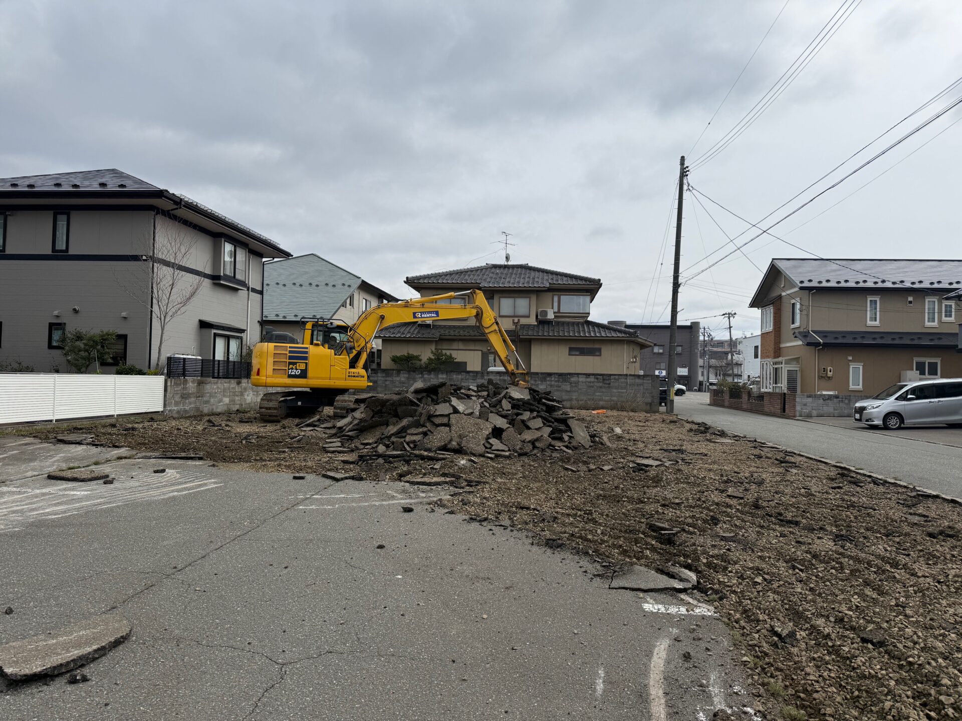 保戸野千代田町土地、本日お引渡しでした