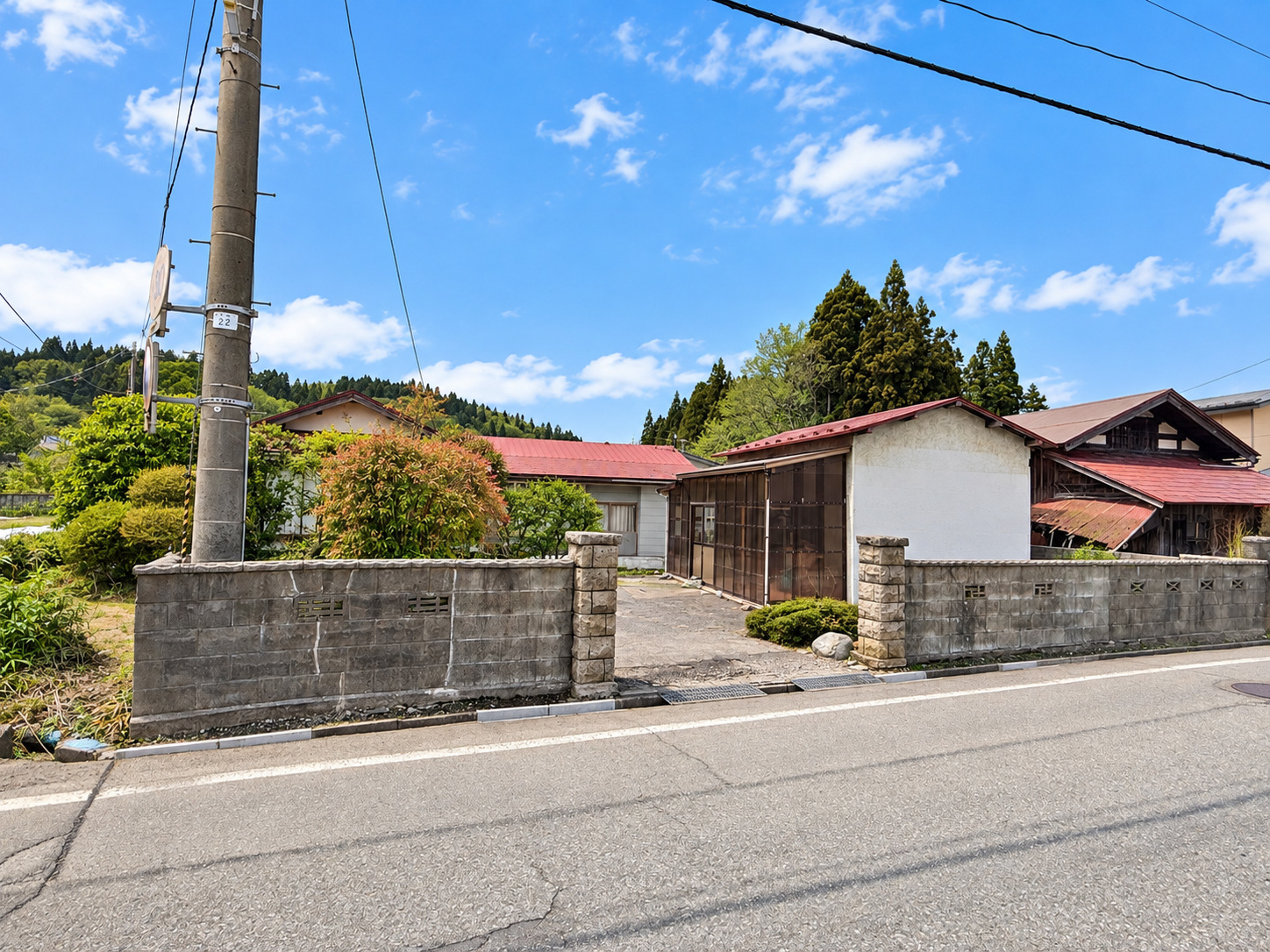 売地｜濁川口ノ田｜331坪。少し離れると、土地はこんなに広くなる。