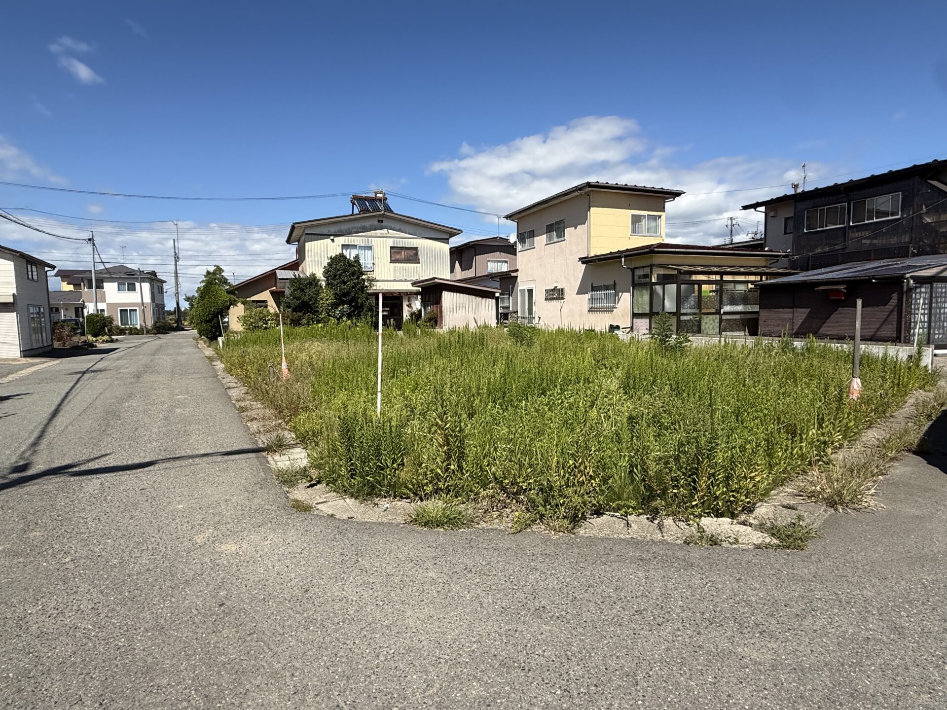 秋田市飯島大袋に、約73坪の土地をお預かりしました。